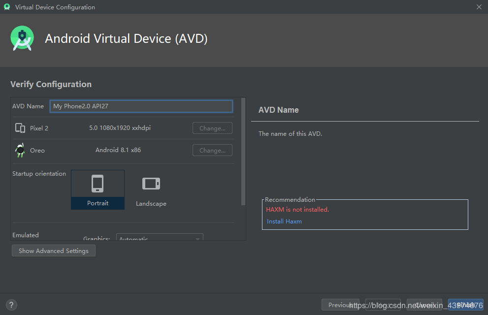 Android Studio 3.6安装全过程及AVD安装运行步骤详解