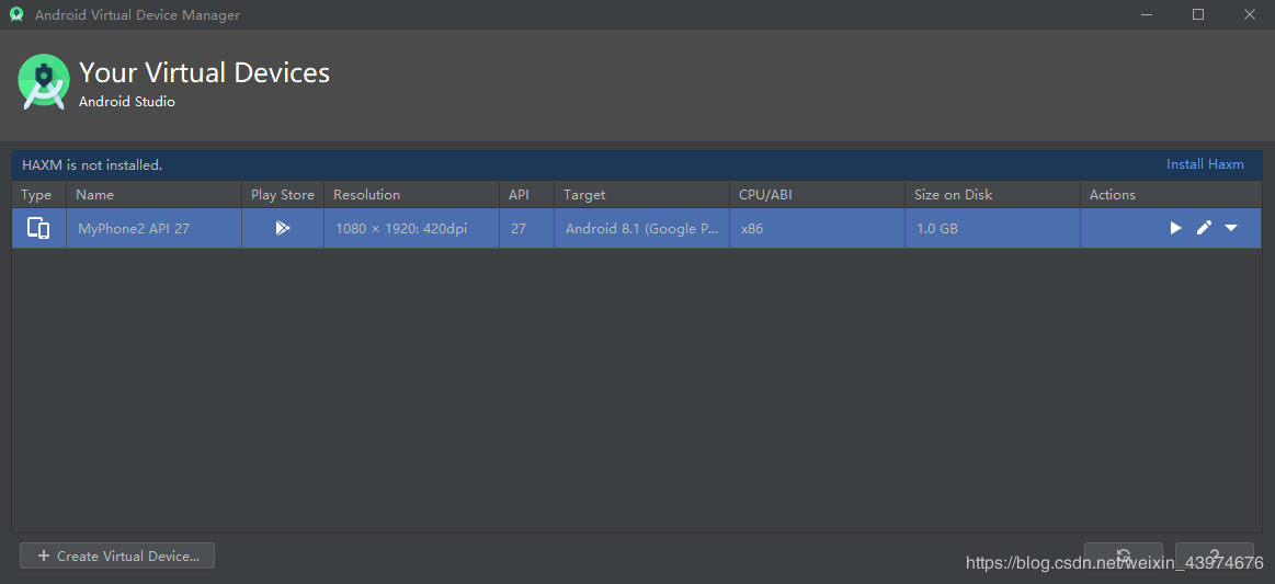 Android Studio 3.6安装全过程及AVD安装运行步骤详解