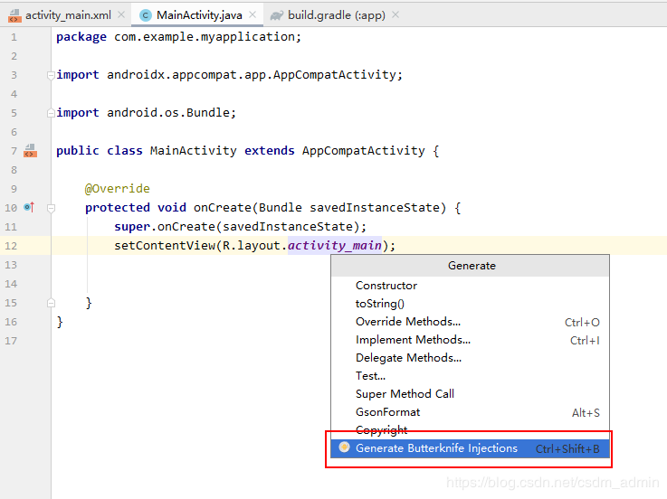 android studio 安装完成ButterKnife插件却无法使用(解决方案)