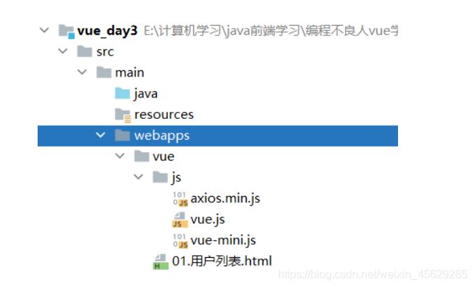 Vue结合Springboot实现用户列表单页面(前后端分离)