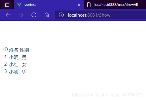 SpringBoot+VUE实现前后端分离的实战记录