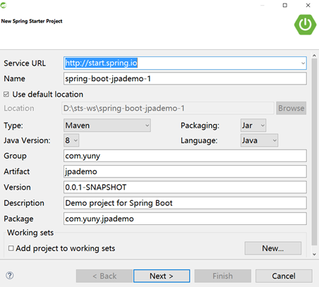 Spring boot基于JPA访问MySQL数据库的实现