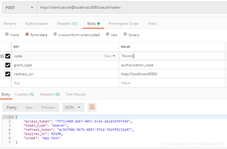 Springboot开发OAuth2认证授权与资源服务器操作