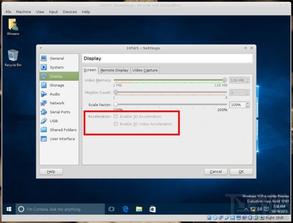 virtualbox安装win10出现花屏怎么办