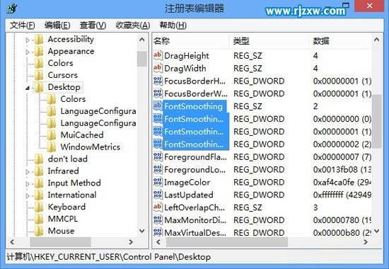 Win8系统上的文本协调器ClearType