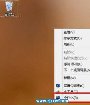 讲解Win8桌面只剩回收站的设置方法