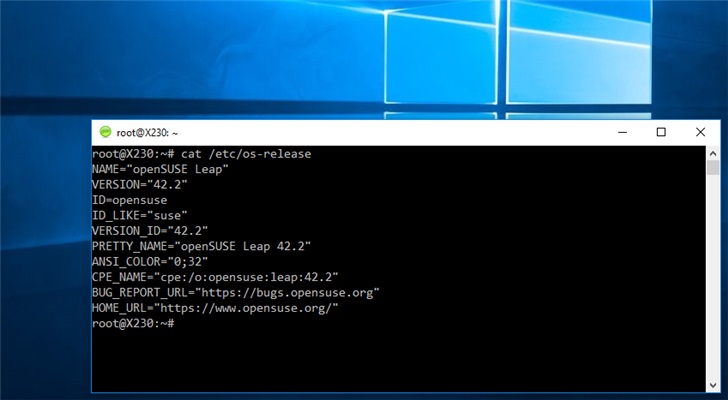 Linux GUI应用可在Win10系统运行 任何人都能够使用
