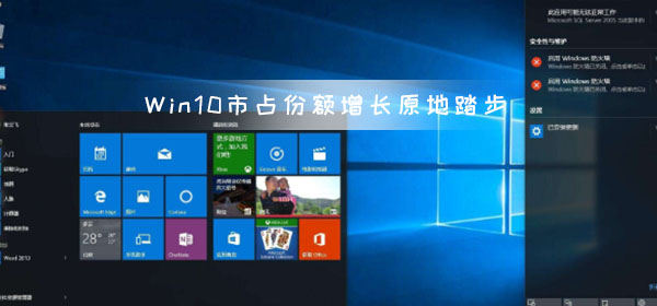 Windows10市占份额增长原地踏步 win7市占小幅度上升