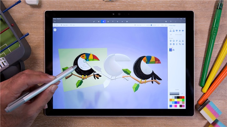 Win10画图3D工具全新流畅设计图标正式推送 现已可用