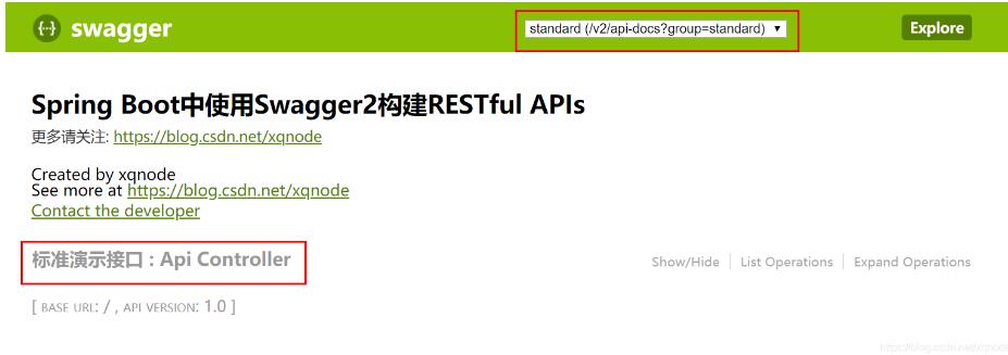 SpringBoot集成swagger-ui以及swagger分组显示操作