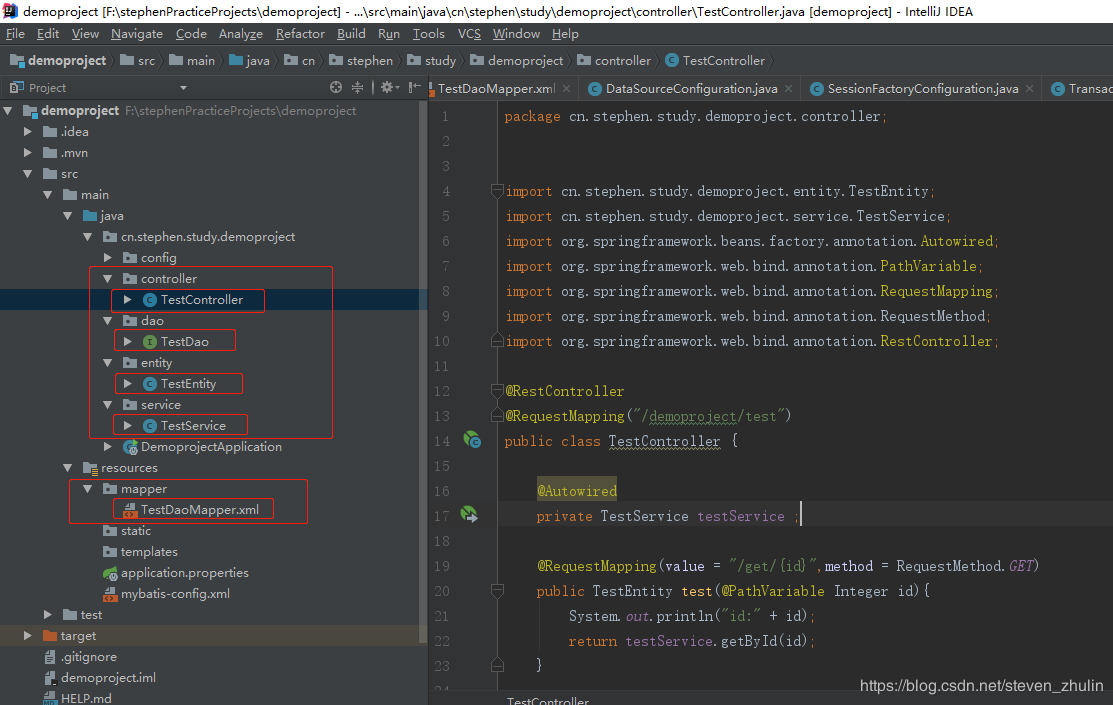 IDEA创建springboot + mybatis项目全过程(步骤详解)
