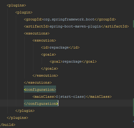 Springboot jar主清单属性丢失解决方案
