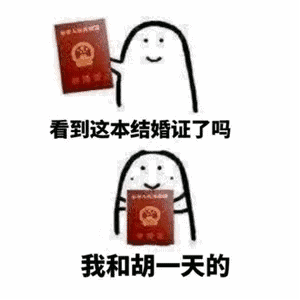 【抖音看见这本结婚证了吗我和xxx的表情包】高清无水印分享