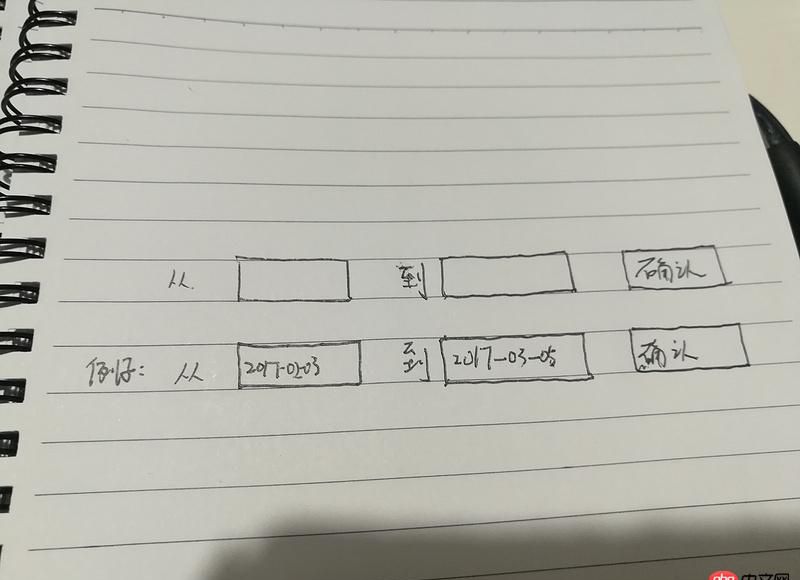 javascript - 用表单提交两个时间段请求后台返回对应数据时出现的一些问题！
