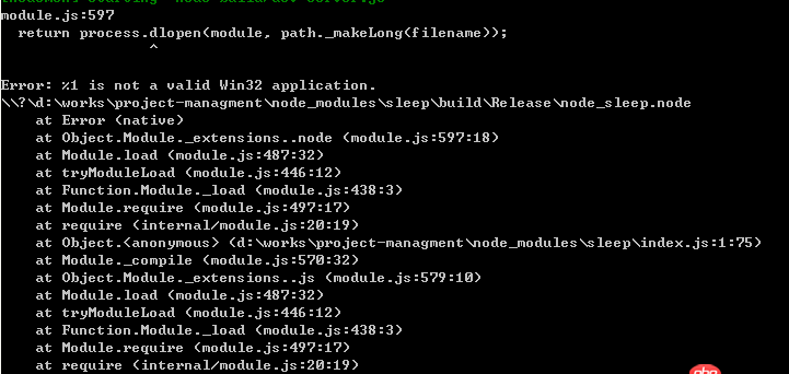 webpack - node.js 运行报错