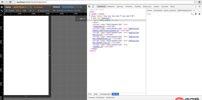 node.js - react应用加了react-redux后webpack打包后页面显示空白，也没有报错