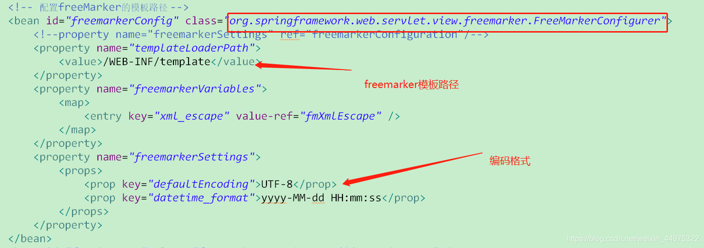 spring boot加载freemarker模板路径的方法