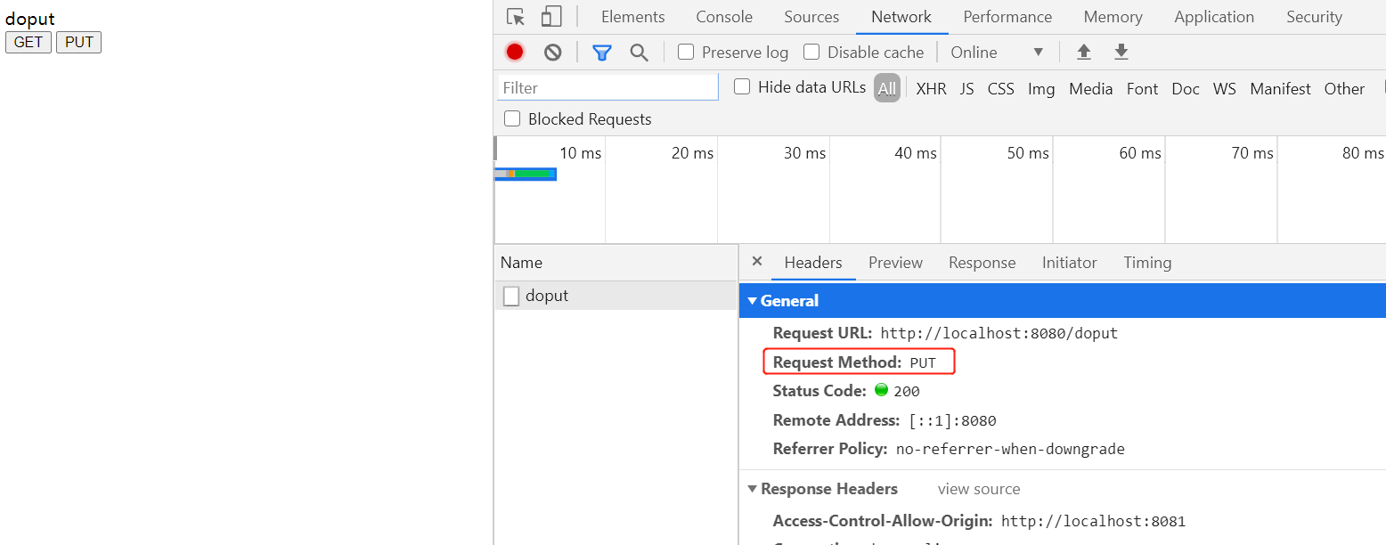 Spring Boot 通过CORS实现跨域问题