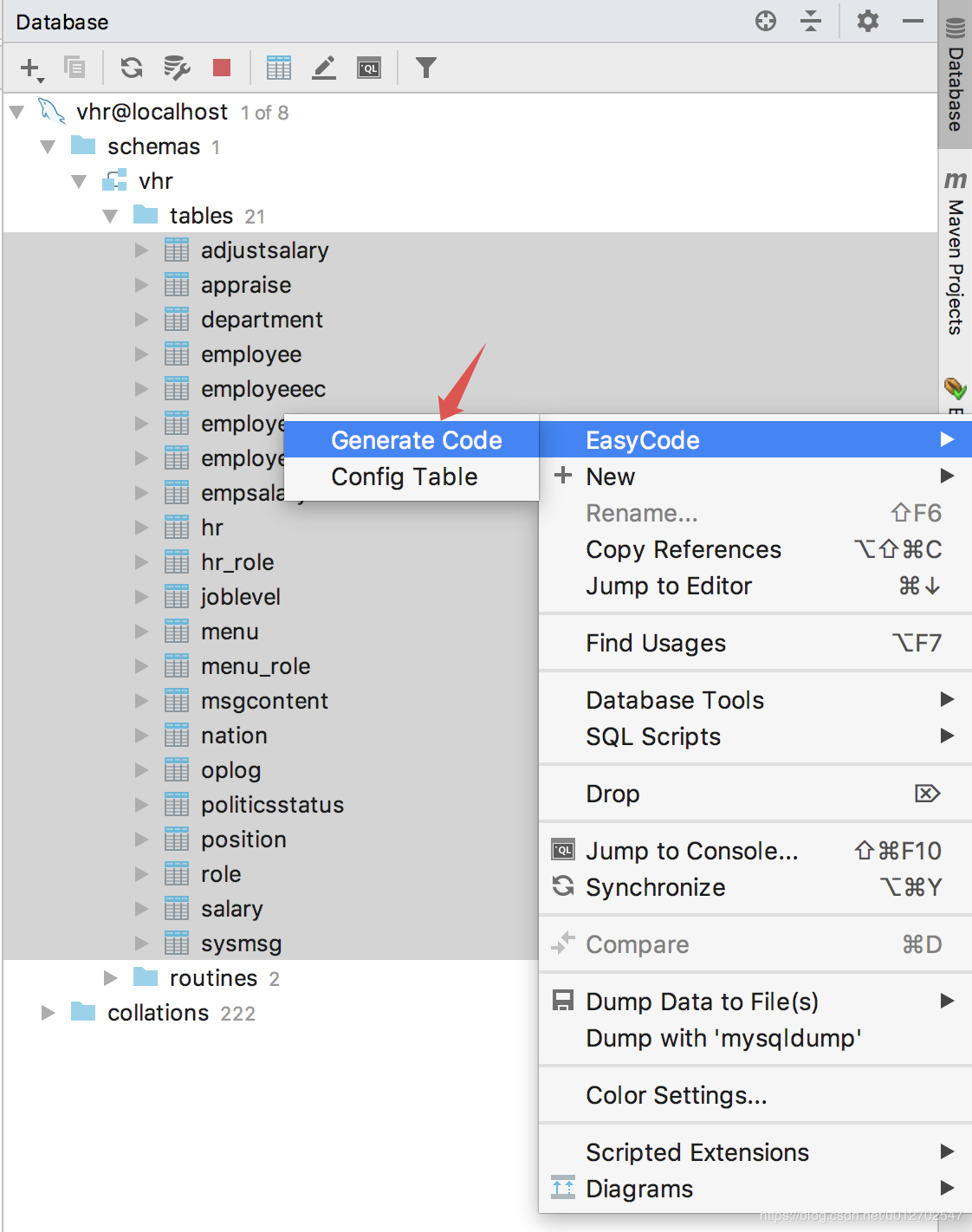 Spring Boot中使用IntelliJ IDEA插件EasyCode一键生成代码详细方法