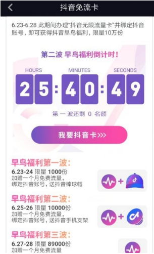 抖音无限流量卡好用吗?资费特权介绍