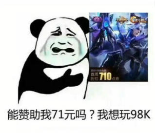 【能赞助我53.28块钱吗】抖音王者荣耀能赞助我吗表情包分享