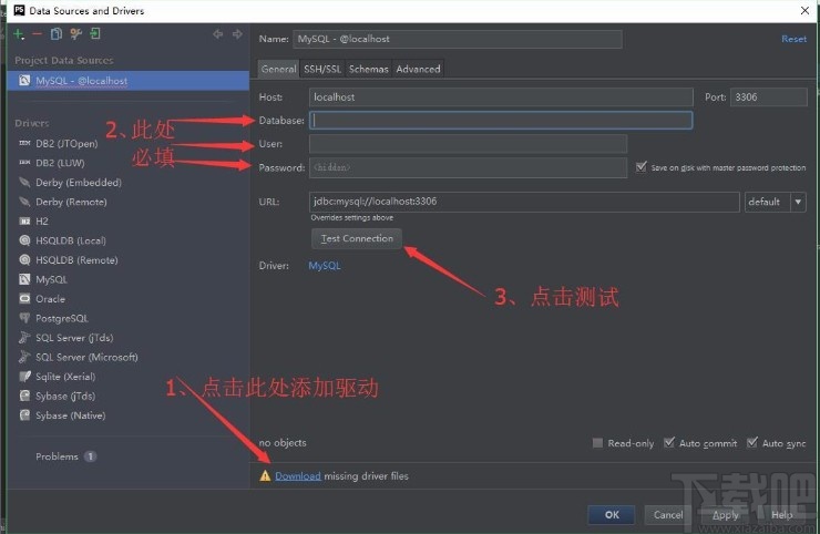phpstorm调用数据库的方法