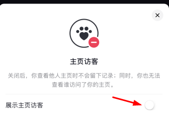 抖音关闭主页访客对方还有记录吗详情