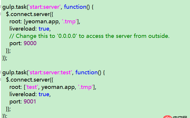 javascript - grunt server启动报错