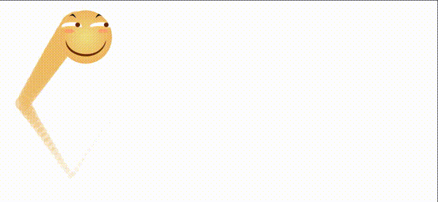 JS写滑稽笑脸运动效果