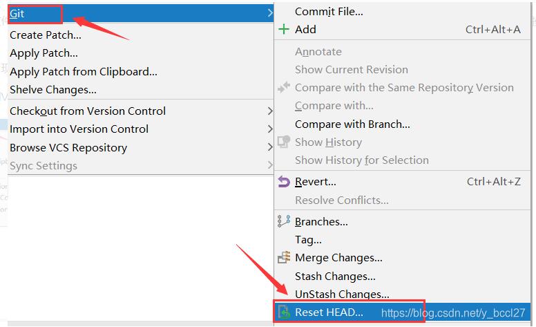 intellij idea使用git stash暂存一次提交的操作