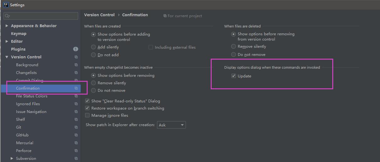 解决idea update project 更新选项消失的问题
