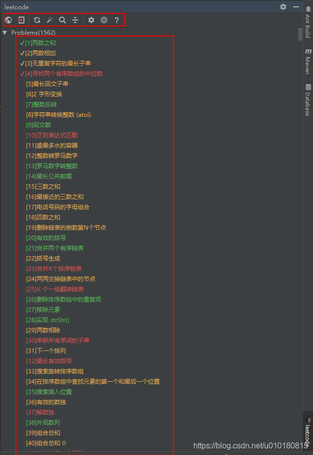IDEA安装Leetcode插件的教程