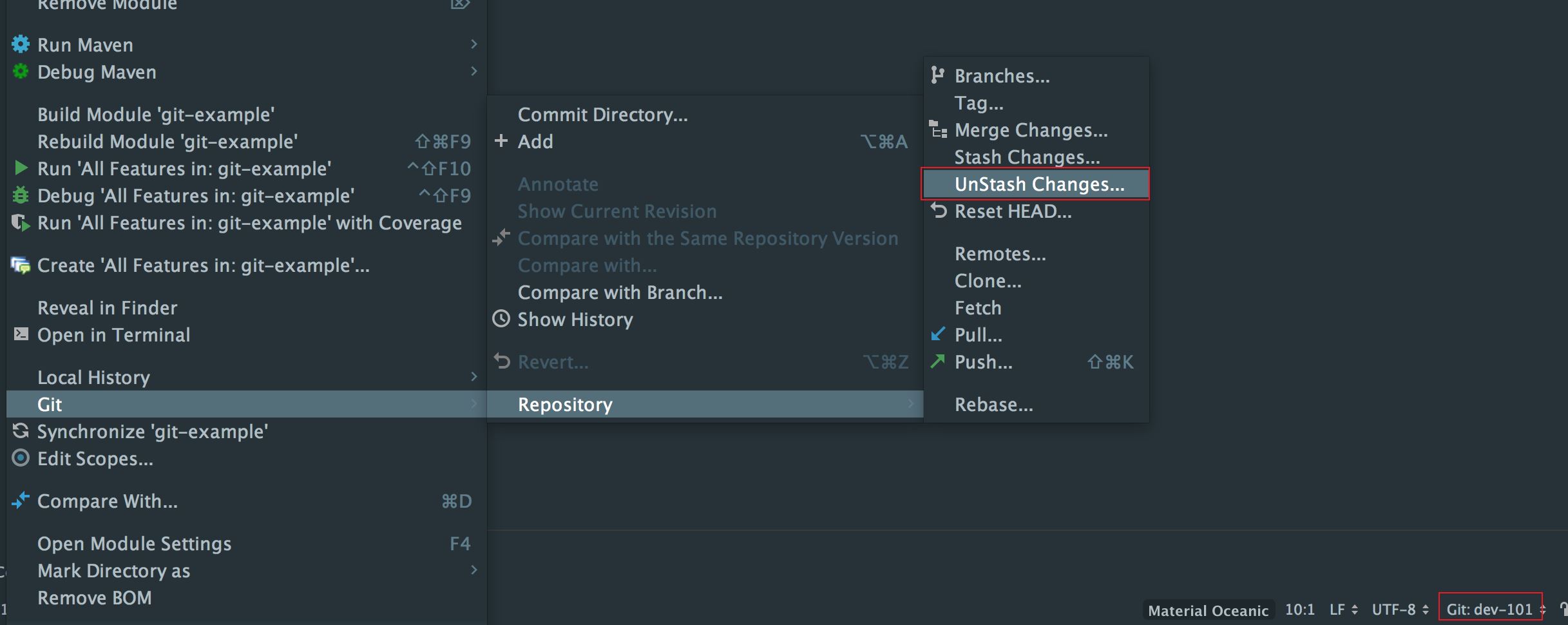 IDEA Git Stash 使用详解