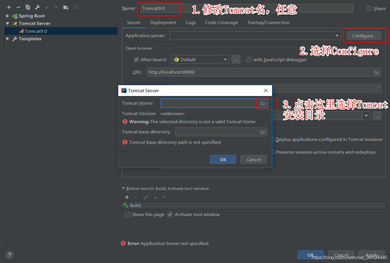 IDEA 配置Tomcat服务器和发布web项目的图文教程