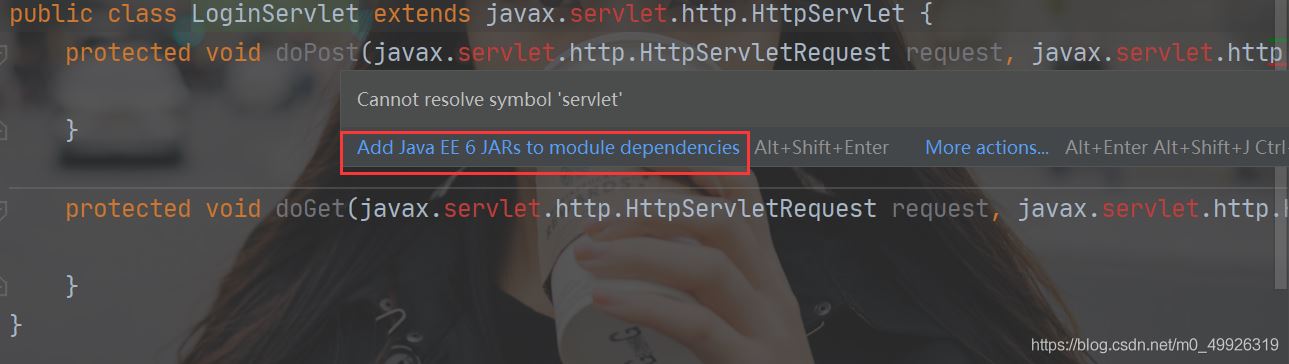 IDEA创建Servlet并配置web.xml的实现