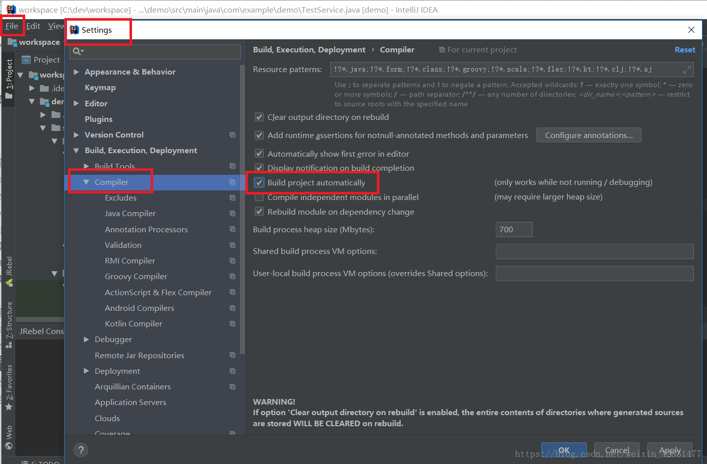 Intellij idea热部署插件JRebel的使用