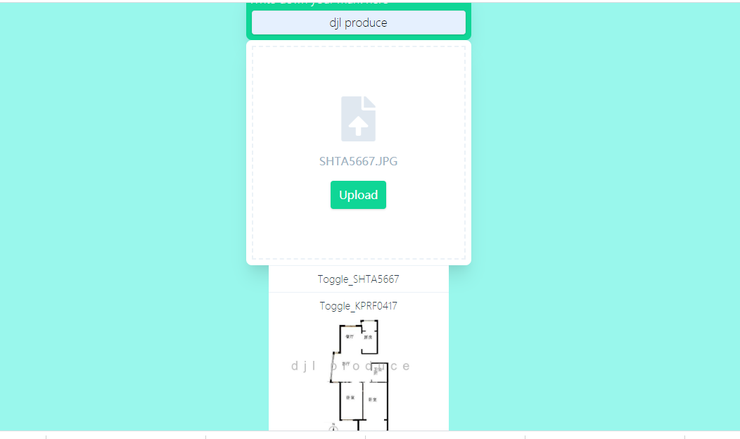 基于django micro搭建网站实现加水印功能