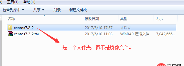 linux - 我下载的镜像文件压缩包，解压后是一个文件夹，而不是.iso镜像文件。
