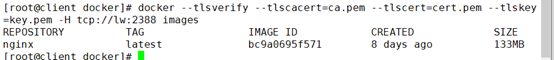 关于docker安全之Docker-TLS加密通讯问题