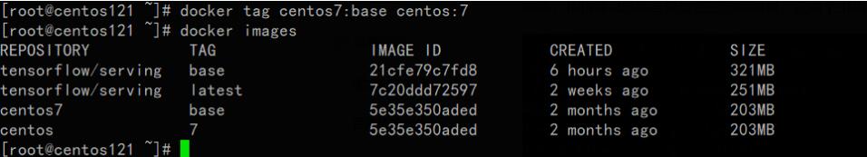docker实现重新打tag并删除原tag的镜像