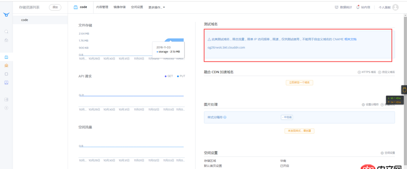 nginx - 在七牛云已经上传静态网页了，为什么打开红色框的链接不能访问？？？？