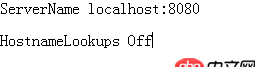 apache - 怎么给localhost后面默认加上8080端口