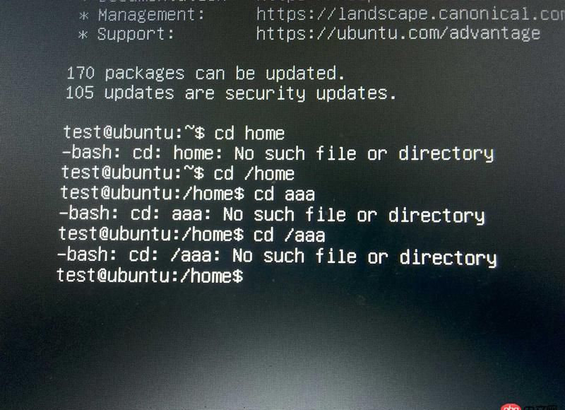 linux - 为什么用cd命令进入不了这个文件夹？