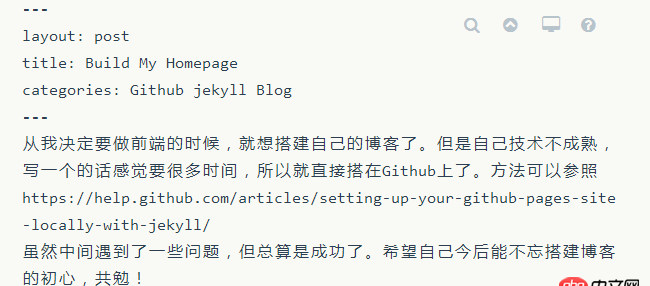 git - jekyll没有解析新添加的md文件，仍然是纯文本
