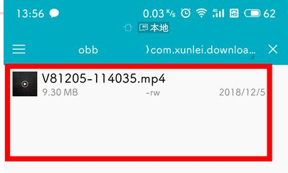 手机迅雷下载的视频在哪个文件夹