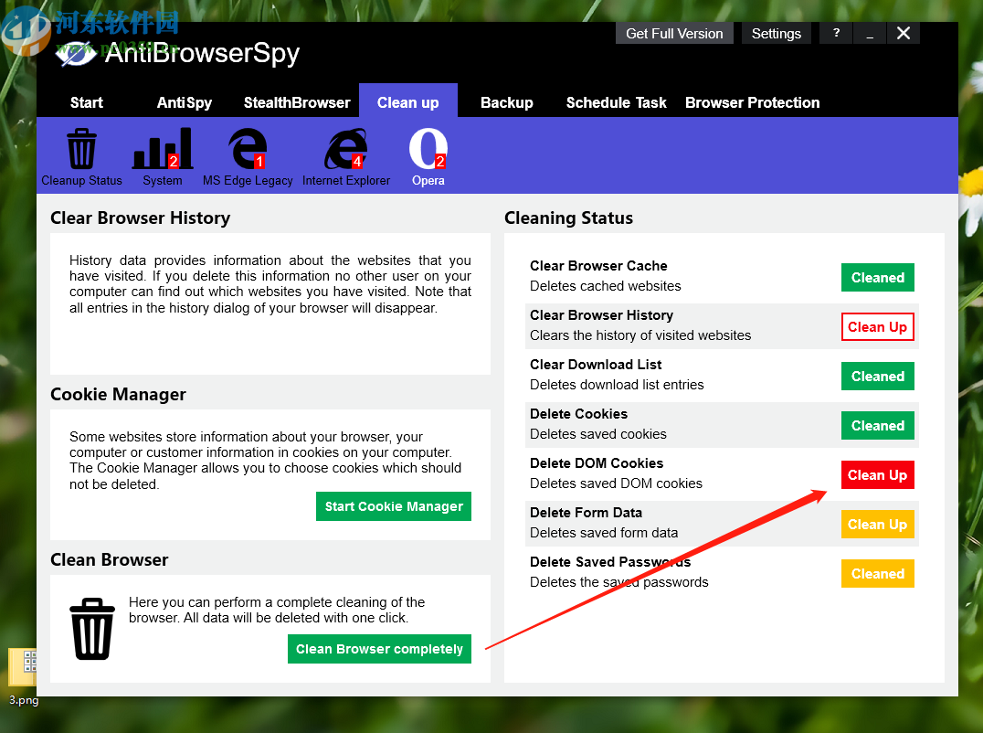 antibrowserspy清理垃圾文件的方法步骤