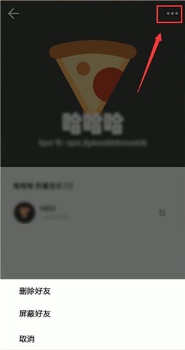 spot中将好友删除具体操作步骤