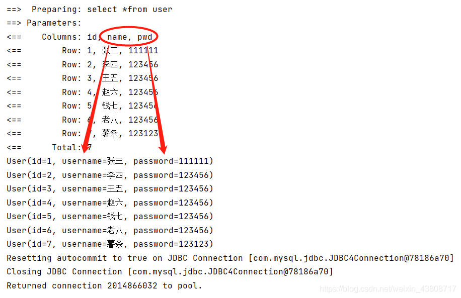 mybatis简单resultMap使用详解