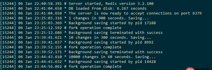 windows版redis关于日志输出的配置