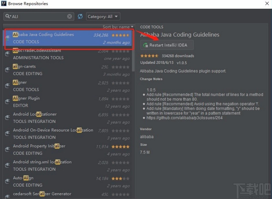 IntelliJ IDEA安装插件的方法步骤